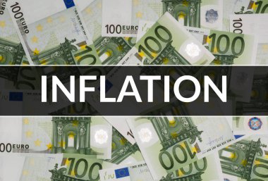 Dünyada enflasyon artışı, euro banknotlarındaki enflasyon sözcüğü. Dünya krizi kavramları