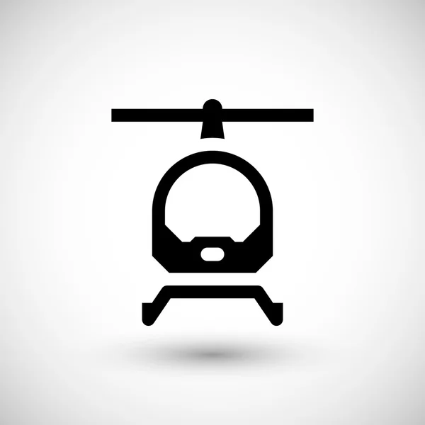 Moderne helikopter pictogram — Stockvector