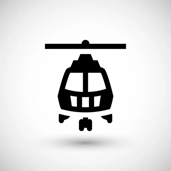 Icono del símbolo del helicóptero — Archivo Imágenes Vectoriales