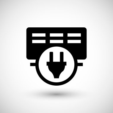 Elektrikli ısıtıcı simgesi