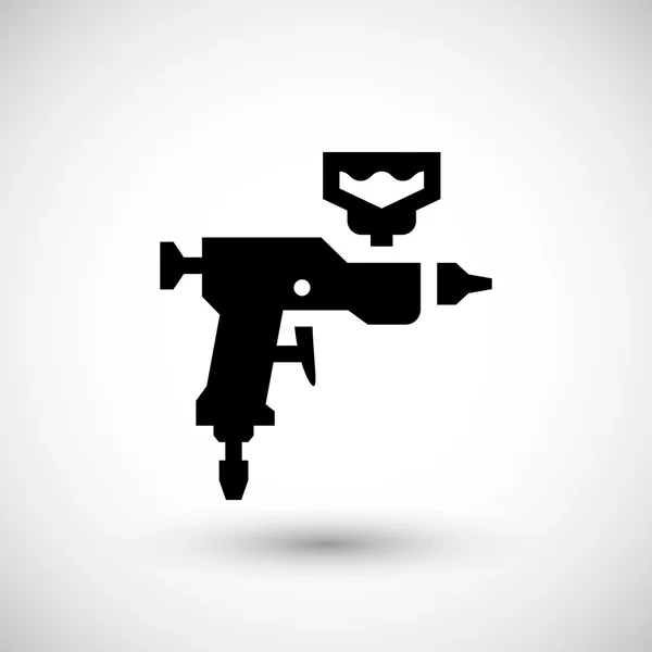 Pistolet de peinture icône — Image vectorielle