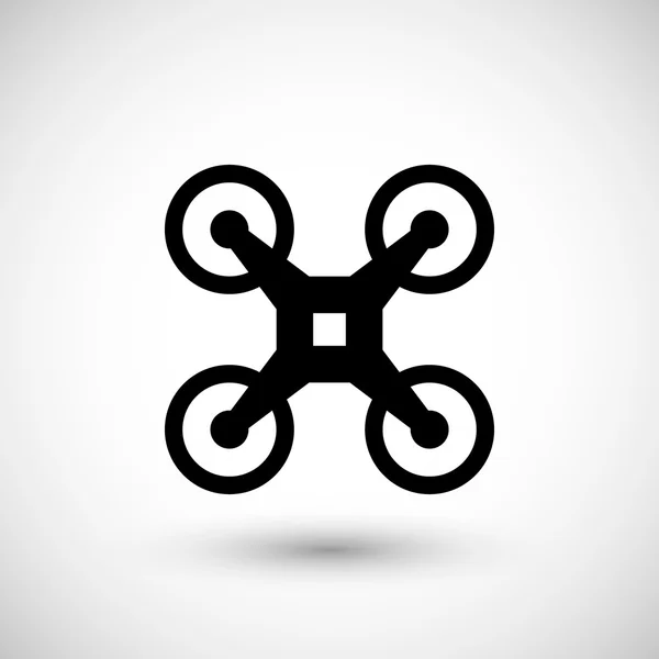 Icono de dron moderno — Archivo Imágenes Vectoriales