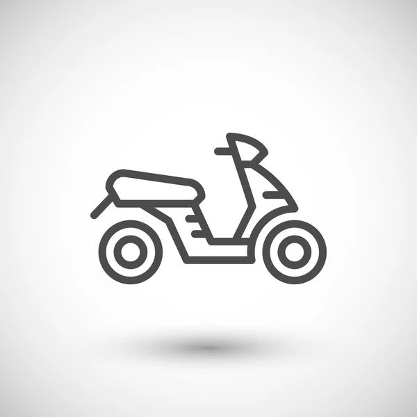 Icono de línea de scooter moderno — Vector de stock