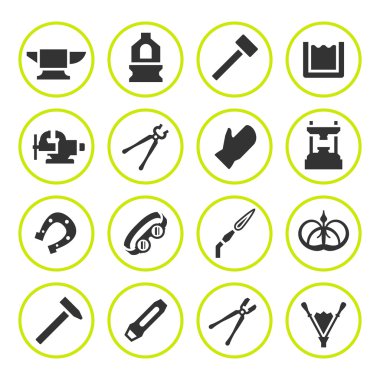 Forge set yuvarlak simgeler