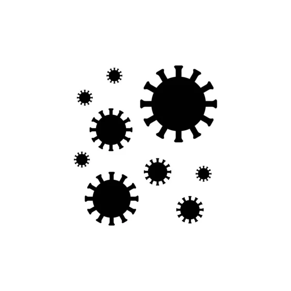 Virus of bacterie hiëroglief pictogram — Stockvector