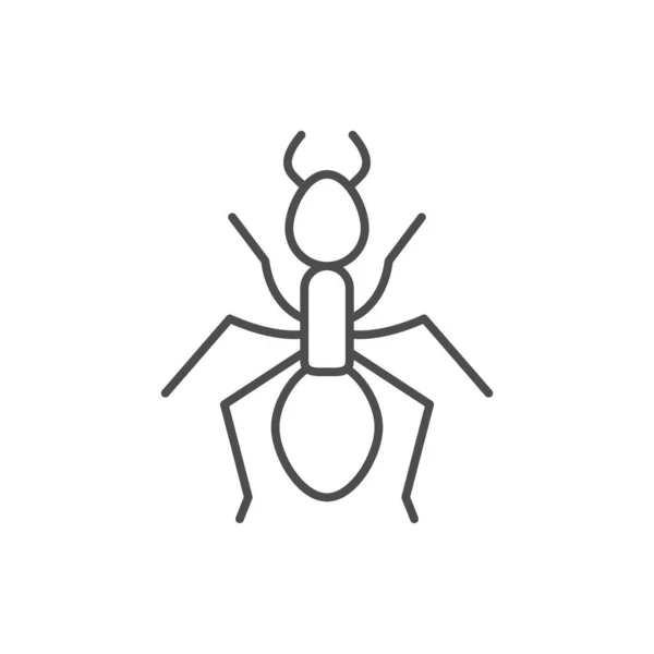Концепция контура муравьёв или насекомых — стоковый вектор