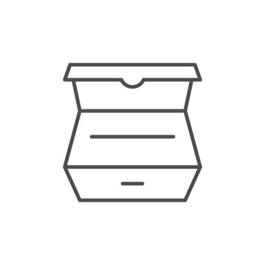 Gıda paket hattı ana hatları simgesi