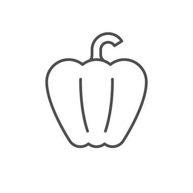 Kırmızı biber çizgisi ana hat simgesi