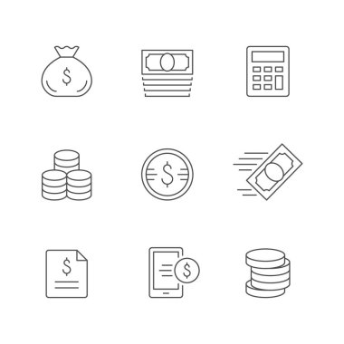 Paranın satır simgelerini ayarla