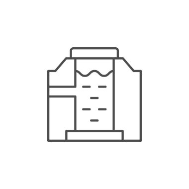 Kanalizasyon kuyusu ana hat simgesi