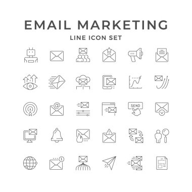 E- posta pazarlamasının satır simgelerini ayarla