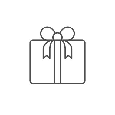 Hediye kutusu çizgisi ana simgesi
