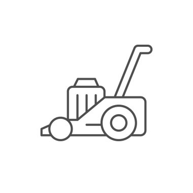 Çim biçme çizgisi ana hatları simgesi