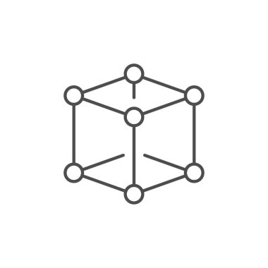 Yapay zeka simgesi ve sibernetik işareti
