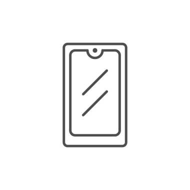 Cep telefonu veya akıllı telefon hattı simgesi