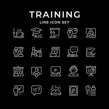 Eğitimin satır simgelerini ayarla