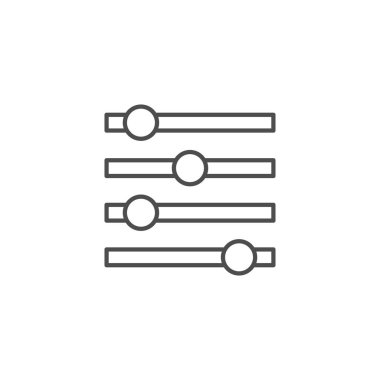 Ayarlar kaydırma çizgisi ana simgesi