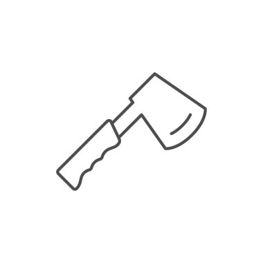 Turist baltası ana hatları simgesi