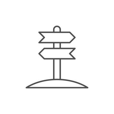 Yol imleç çizgisi ana simgesi