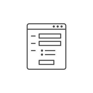 Çevrimiçi form çizgisi ana simgesi