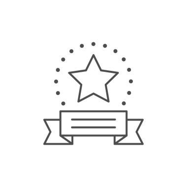 Ödül çizgisi ana hatları simgesi