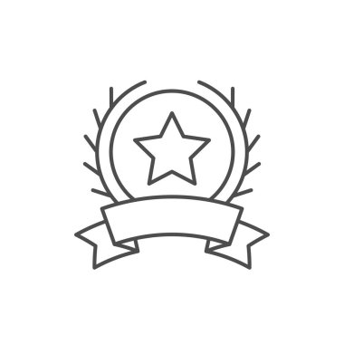 Ödül çizgisi ana hatları simgesi