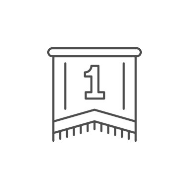 Birincilik afiş satırı simgesi