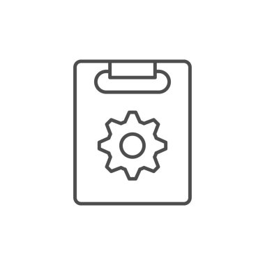 Teknik görev çizgisi ana hatları simgesi