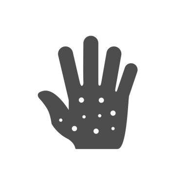 Deri döküntüsü hastalığı simgesi