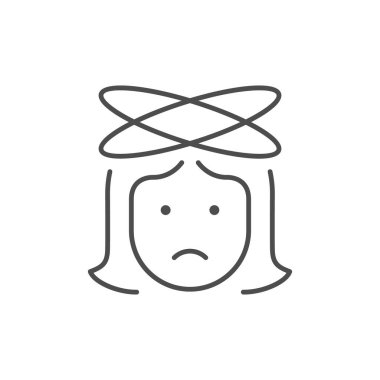 Baş döndürücü semptom çizgisi ana simgesi