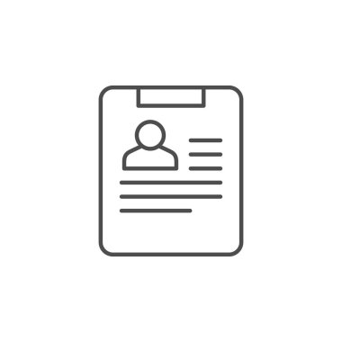 Hasta kartı ana hat simgesi