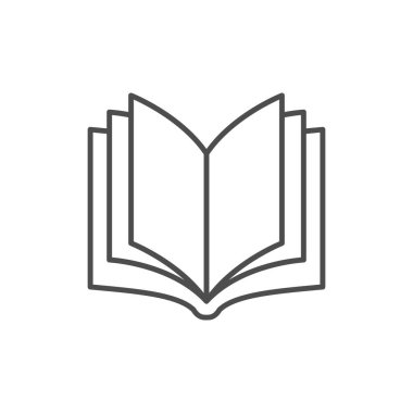 Kitap satırı simgesi veya eğitim kavramı