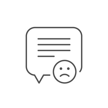 Olumsuz ileti çizgisi ana simgesi