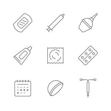 Doğum kontrolü için satır simgeleri belirle