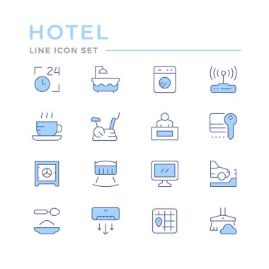 Otelin renk çizgisi simgelerini ayarla