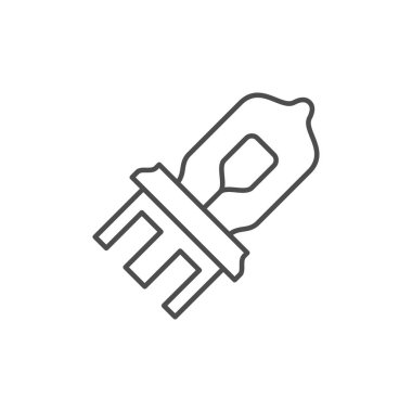 Araba lambası ana hat simgesi