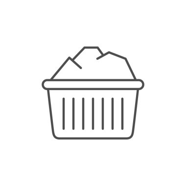 Çamaşır sepeti çizgisi ana simgesi