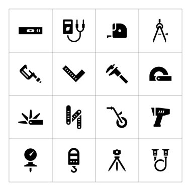 ölçme araçları Icons set