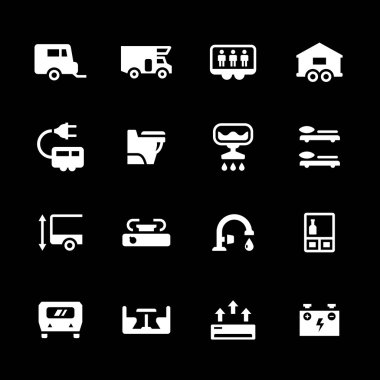 Karavan, karavan, karavan Icons set