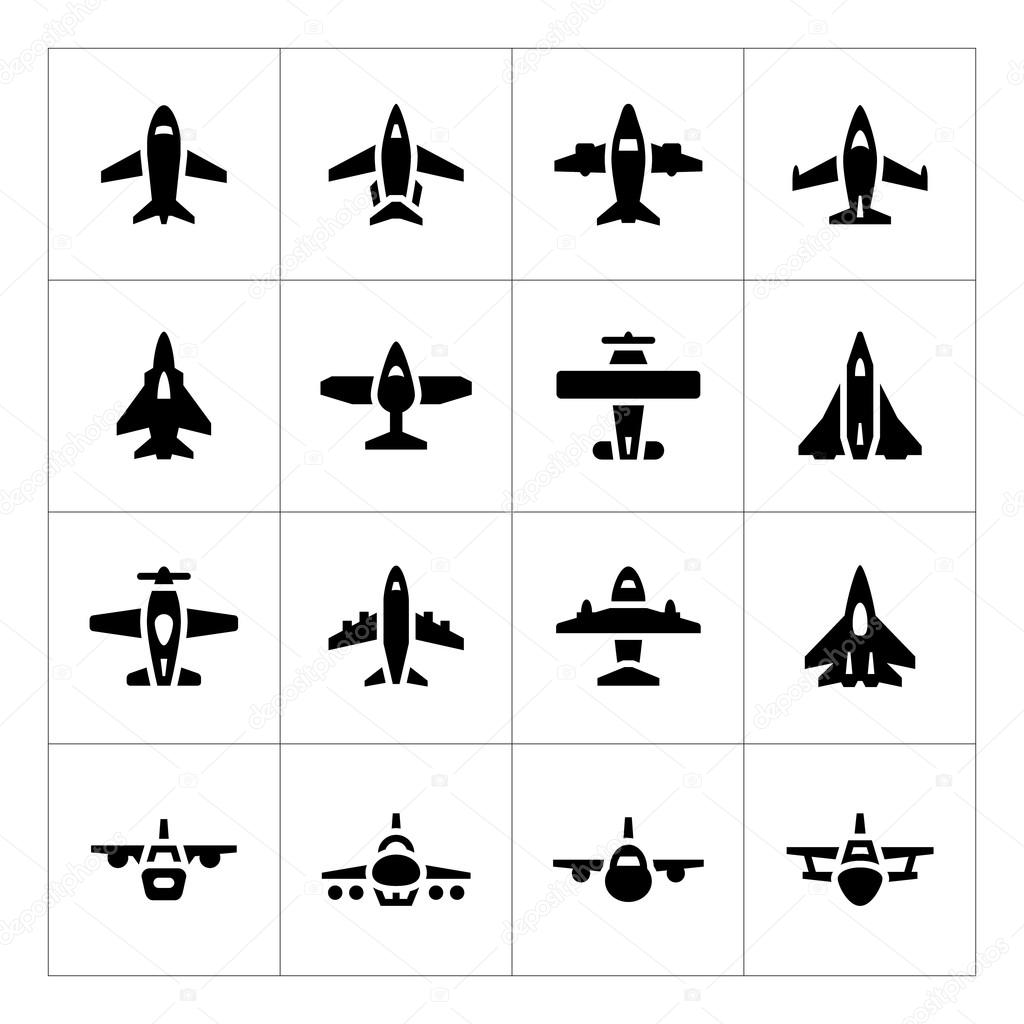 Set icons of planes