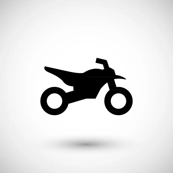 Motocross icono de la moto — Archivo Imágenes Vectoriales