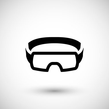 Koruyucu gözlük simgesi