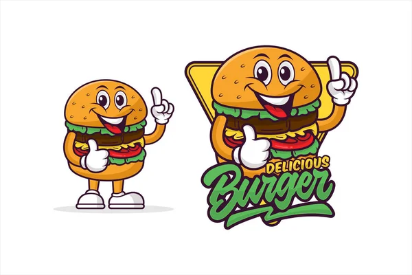 Логотип Бургер — стоковый вектор
