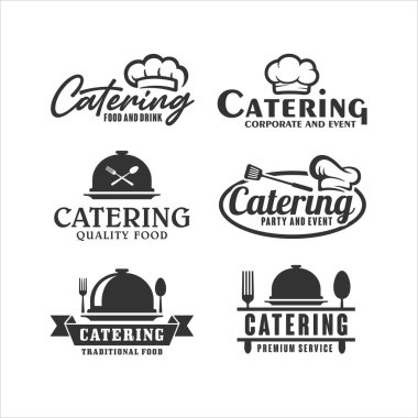 Catering tasarımı premium koleksiyon logosu