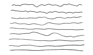 Doodle tarzı el çizimi çizgileri
