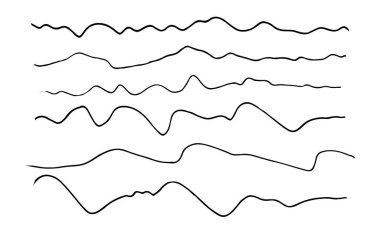 Doodle tarzı el çizimi çizgileri