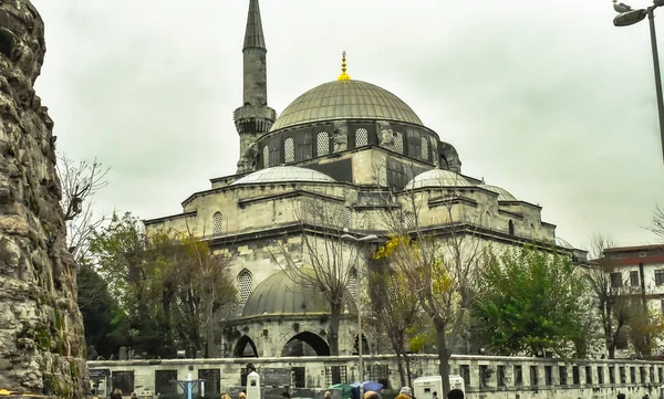Синя Мечеть Істанбулі Зимовий Сезон — стокове фото