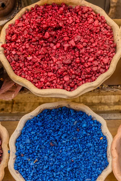 Цветные Чаши Ладана Продаже Традиционном Иерусалиме Шук Рынок Старом Городе — стоковое фото