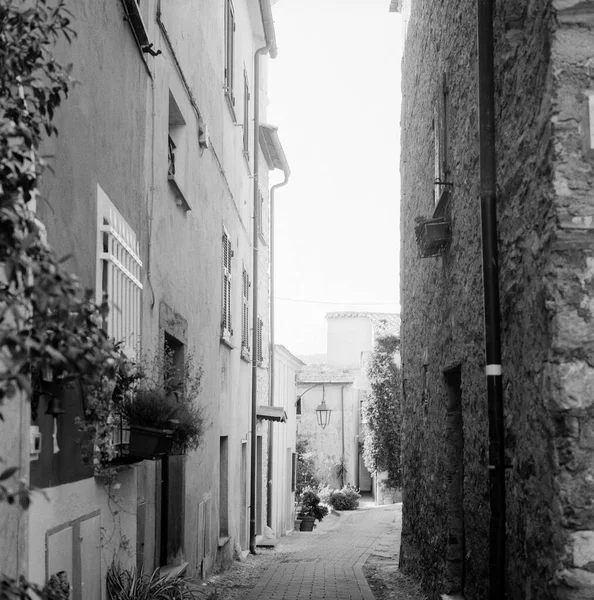 Narrow Medieval Lanes Monte Marcello Old Village Ligurian Coast Shot — Stock Photo, Image