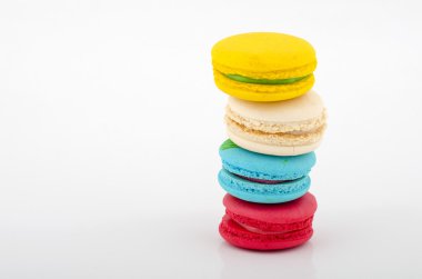 Renkli Fransız kurabiyeleri.